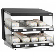Vitrine libre service chaude - L.800 x P.640 x H.685 mm