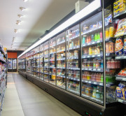 Vitrine réfrigérée libre service murale