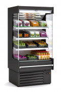 Vitrine réfrigérée libre-service - 3 ou 6 étagères - Profondeur 600, 850 ou 900 mm - H. 2000 mm - Température +1°C/+9°C