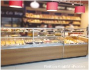 Vitrine réfrigérée pâtisserie - Longueur 850 à 2500 mm - 2 à 6 étagères - Groupe logé ou à distance