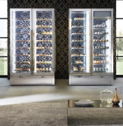 Vitrine réfrigérée verticale - 4 faces vitrées - Hauteur 2474 mm - 7 ou 8 étages