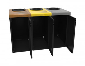 3 meubles poubelles tri selectif ALITRI  - Devis sur Techni-Contact.com - 3