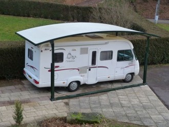 Abri camping-car 1 place - Hauteur : de 2 m à 3,40 m - Polyvalent