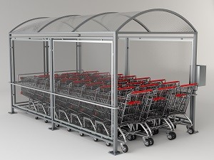 Abri chariot pour supermarchés - Devis sur Techni-Contact.com - 1