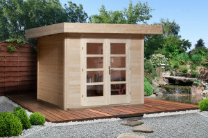 Abri de jardin bois à toit plat - Devis sur Techni-Contact.com - 2