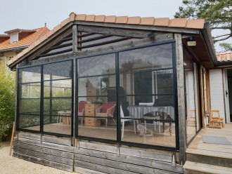 Abri de terrasse de chalet/cottage - Devis sur Techni-Contact.com - 2