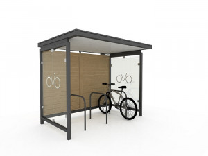 Abri vélo en bois avec toiture - Devis sur Techni-Contact.com - 3