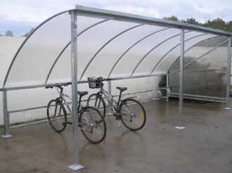 Abri vélo toit arrondi - Devis sur Techni-Contact.com - 1