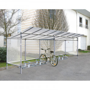 Abri vélos économique en aluminium - Devis sur Techni-Contact.com - 1