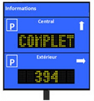 Afficheur pour parking - Devis sur Techni-Contact.com - 1