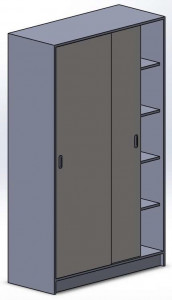Armoire avec portes coulissantes pour laboratoire - Devis sur Techni-Contact.com - 2