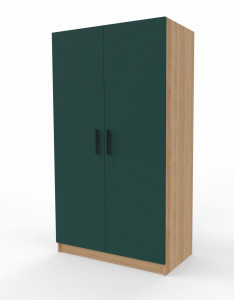 Armoire pour chambre en bois 2 portes - Devis sur Techni-Contact.com - 1