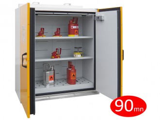 Armoire de sécurité pour stockage de produits inflammables - 2 portes - Devis sur Techni-Contact.com - 3