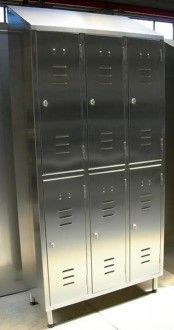 Armoire vestiaire inox 6 portes - Devis sur Techni-Contact.com - 3