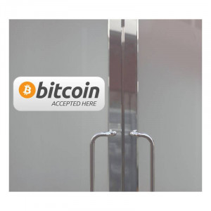Autocollant signalétique paiement Bitcoin - Devis sur Techni-Contact.com - 2