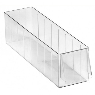 Bac à tiroirs transparent - Dimensions : 320 x 85 x 92 mm - Volume : 2.50 - 5 L