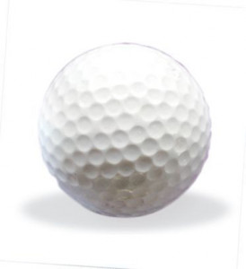 Balle de golf rigide blanche x 6 - Devis sur Techni-Contact.com - 1