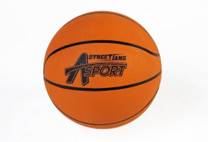 Ballon de basket-ball caoutchouc T3 - Caoutchouc - Diamètre Ø 180 mm - Utilisable en extérieur et intérieur