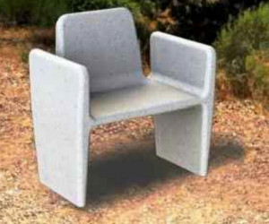 Fauteuil public beton 1 ou 3 sièges - Devis sur Techni-Contact.com - 1