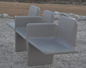 Fauteuil public beton 1 ou 3 sièges - Devis sur Techni-Contact.com - 3