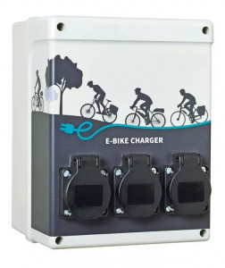 Bloc de 3 prises pour vélo ou trottinette électrique - Devis sur Techni-Contact.com - 2