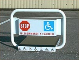 Bloc parking place handicapé - Devis sur Techni-Contact.com - 1