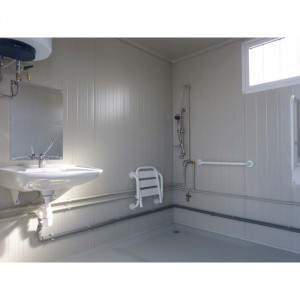 Bloc sanitaire pmr neuf avec wc, douche et lavabo pmr - Devis sur Techni-Contact.com - 9