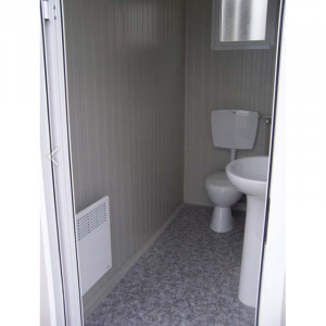 Bloc sanitaire pmr neuf avec wc pmr, lavabo pmr, wc standard et lave-mains - Devis sur Techni-Contact.com - 10