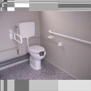 Bloc sanitaire pmr neuf avec wc pmr, lavabo pmr, wc standard et lave-mains - Devis sur Techni-Contact.com - 8