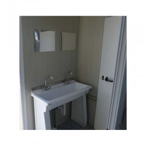 Bloc sanitaire sd2 neuf avec wc, douche et lavabo double - Devis sur Techni-Contact.com - 4