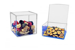Boîte sur mesure plexiglas - Plexiglas épaisseur 4 mm - Dimensions : 20 x 20 cm - Hauteur : 10 ou 20 cm