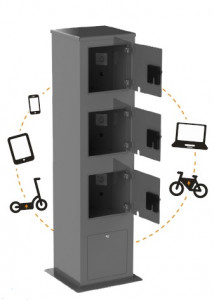 Borne de recharge téléphone vélo et trottinette  - Devis sur Techni-Contact.com - 2