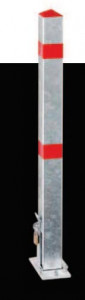 Borne en acier carrée basculable 70 x 70 mm - Devis sur Techni-Contact.com - 1