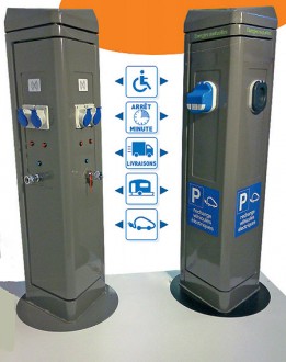 Borne stationnement personnalisable - Devis sur Techni-Contact.com - 1
