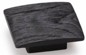 Bouton de meuble carré bois noir - Devis sur Techni-Contact.com - 1