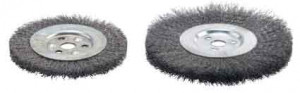 Brosse circulaire 1 rang avec alésage - Diamètres extérieurs : 100 - 150 ou 200 mm