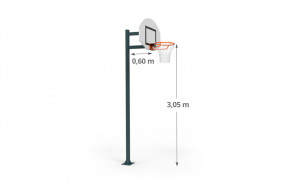 But rond de basket scolaire 2,6 ou 3,05 m - Devis sur Techni-Contact.com - 2