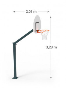 Buts basketball extérieur sur platine 2,60 ou 3,05 m - Devis sur Techni-Contact.com - 4