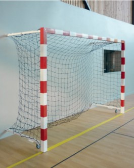 Buts de handball rabattables - Rabattable au mur - Compétition 