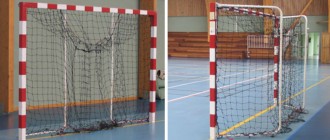 Buts de handball repliables - Arceaux repliables Ø 32 mm - mobile ou à sceller - compétition