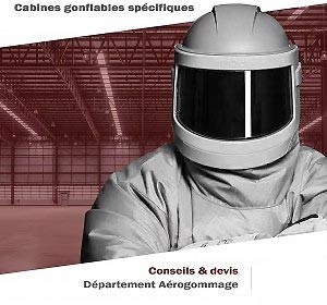 Cabine gonflable sablage grenaillage aérogommage - Devis sur Techni-Contact.com - 2