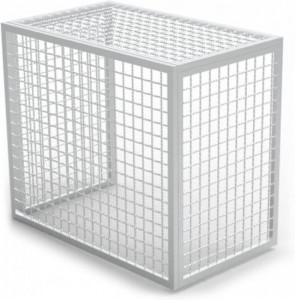 Cage clim en acier galvanisée  - Devis sur Techni-Contact.com - 1