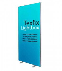 Caisson lumineux Texfix 80 mm - Devis sur Techni-Contact.com - 1