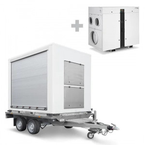 Cargo avec déshydrateur à adsorption - Capacité de déshumidification : 37,2 kg/h-46,2 kg/h