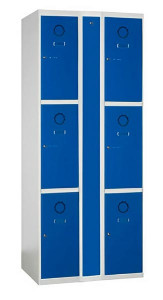 Vestiaire métallique 3 cases avec prises électriques et USB - Devis sur Techni-Contact.com - 2