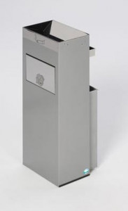 Cendrier avec poubelle en acier - Devis sur Techni-Contact.com - 4