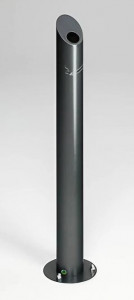 Cendrier colonne acier inox - Devis sur Techni-Contact.com - 1