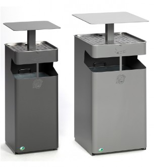 Cendrier poubelle à toit - Devis sur Techni-Contact.com - 1