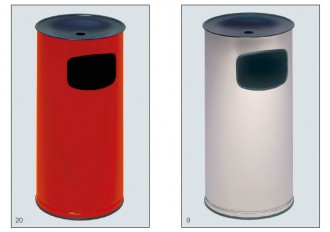 Cendrier poubelle acier galvanisé - Devis sur Techni-Contact.com - 2