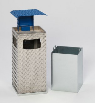 Cendrier poubelle aluminium - Devis sur Techni-Contact.com - 2